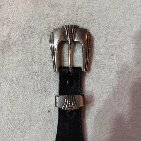 Black Belt with Silver Accents - Picture 2 of 4